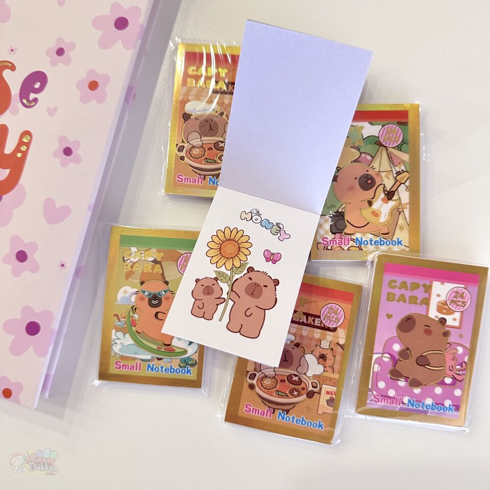 Sany/Capy Small Notebook Mini Sticker Defteri