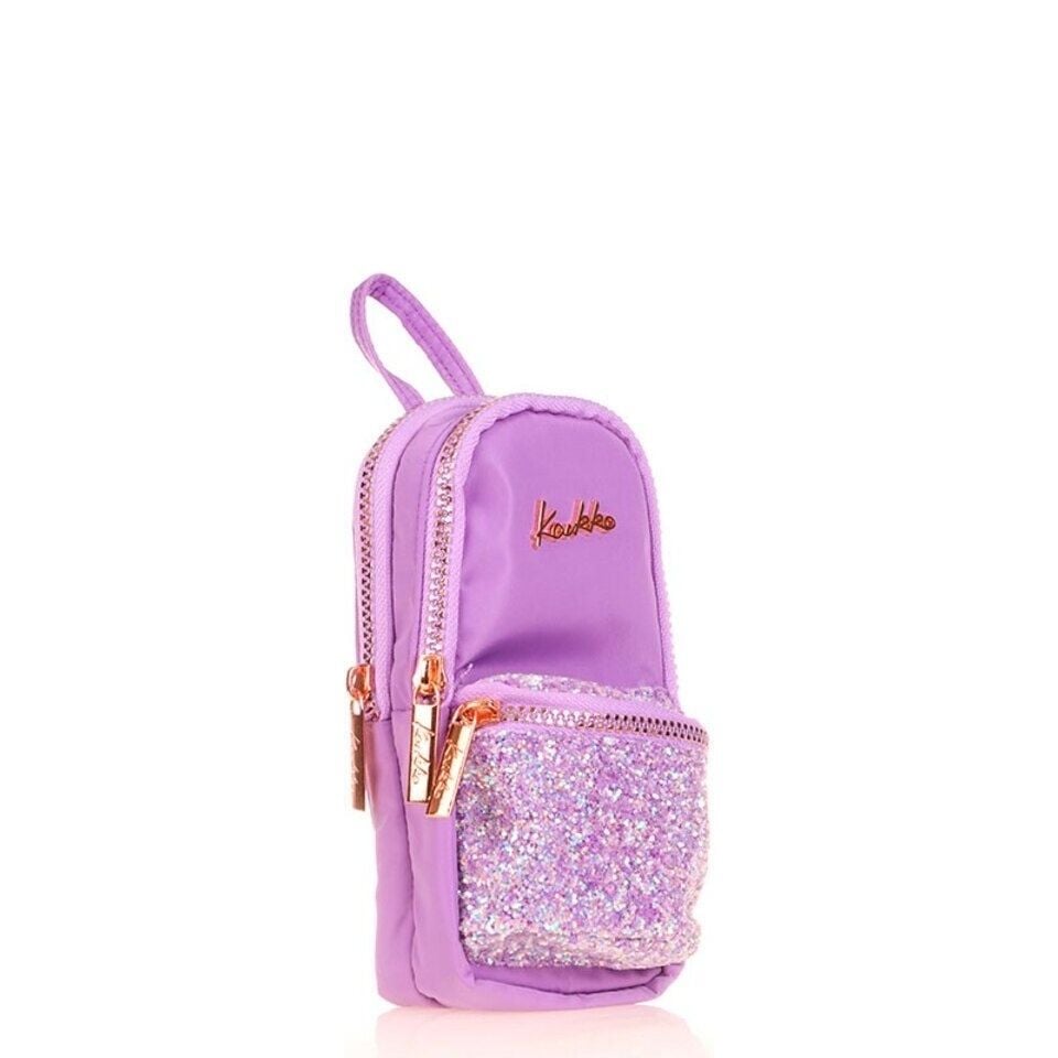 Kaukko Bright Junior Bag Kalem Çantası - Taşlı Lila