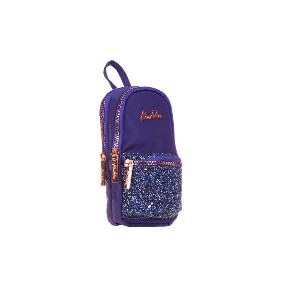 Kaukko Bright Junior Bag Kalem Çantası - Taşlı Lacivert