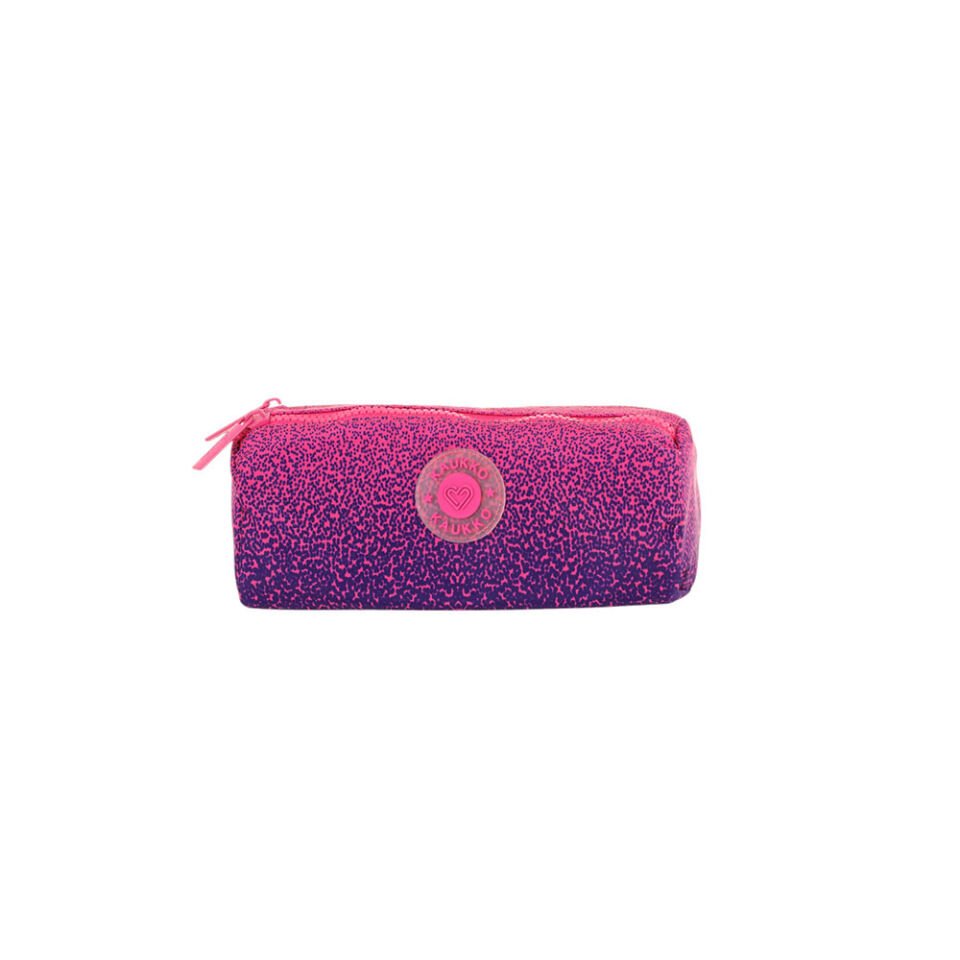 Kaukko Dots Dual Kalem Çantası - Purple