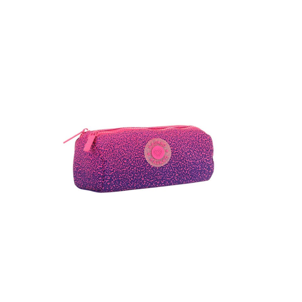 Kaukko Dots Dual Kalem Çantası - Purple