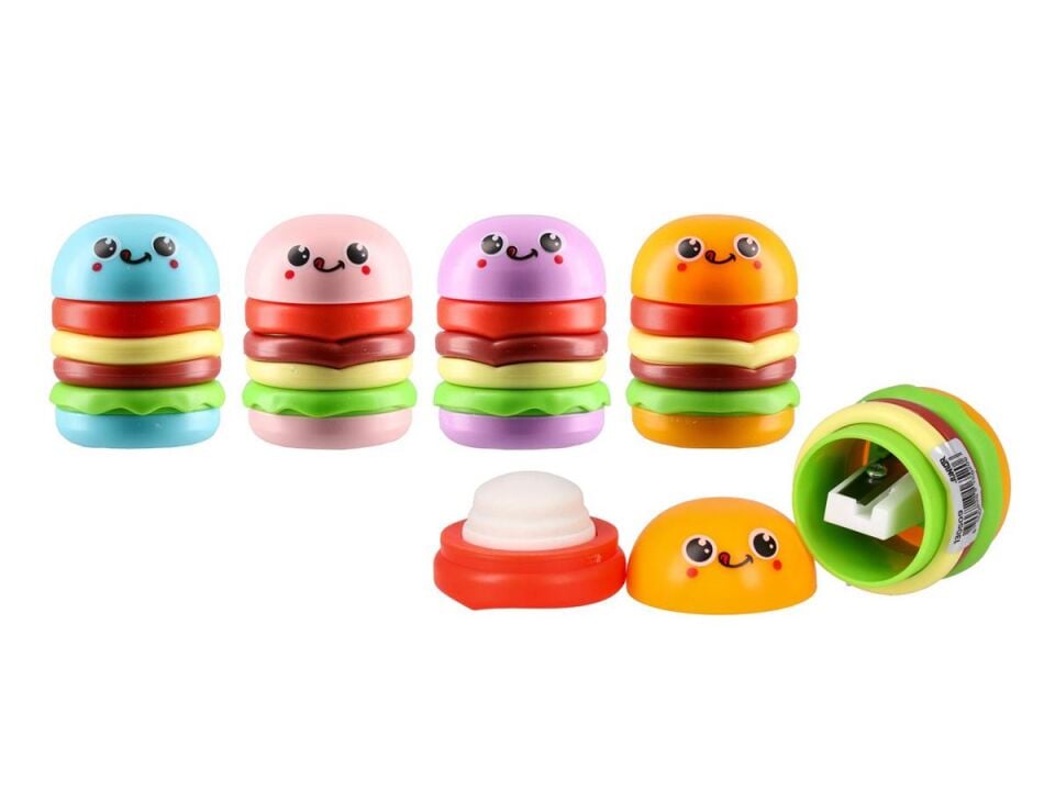 Yummy Burger Silgili Kalemtraş Tek Gözlü