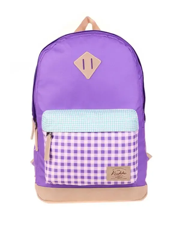 Kaukko Wichlight Sırt Çantası - Plaid Lila