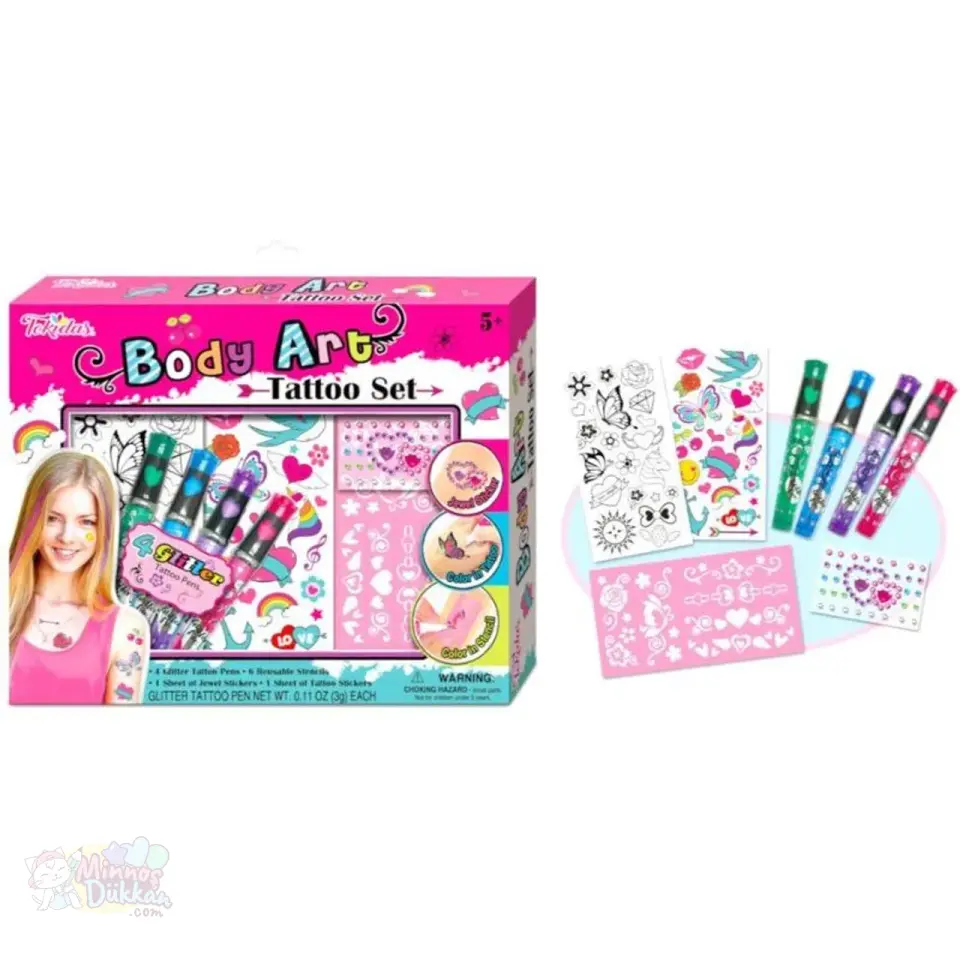 Tokidas Body Art Tattoo Set