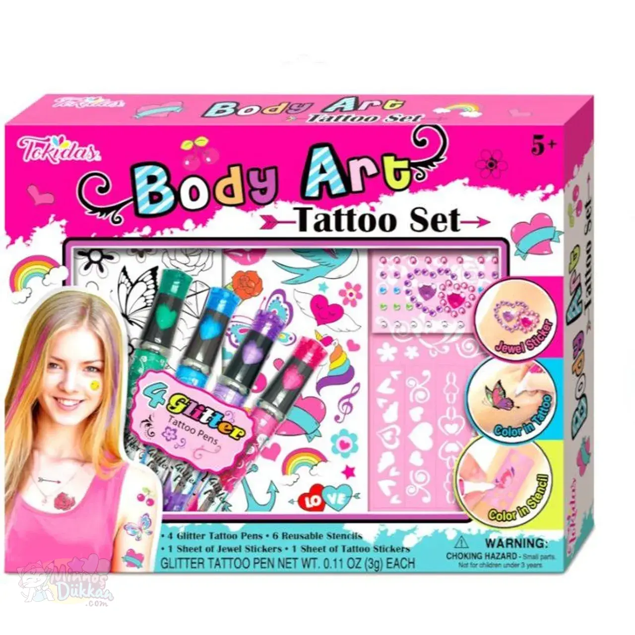 Tokidas Body Art Tattoo Set