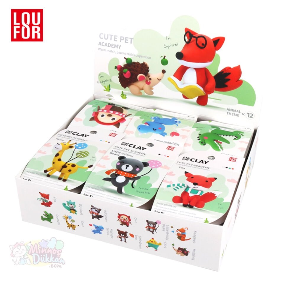 Air Clay Proje Hamuru 4 Renk - Cute Pet Academy