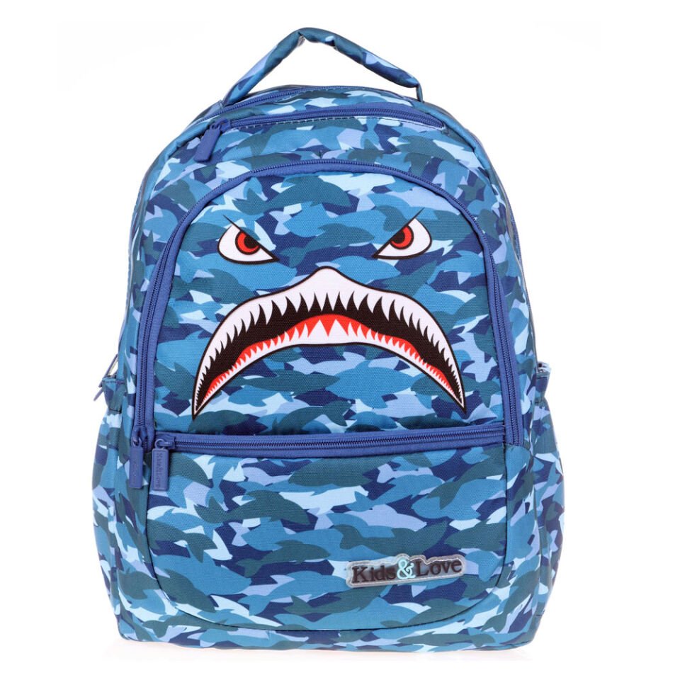 Kaukko KidsLove Sırt Çantası - Square Shark