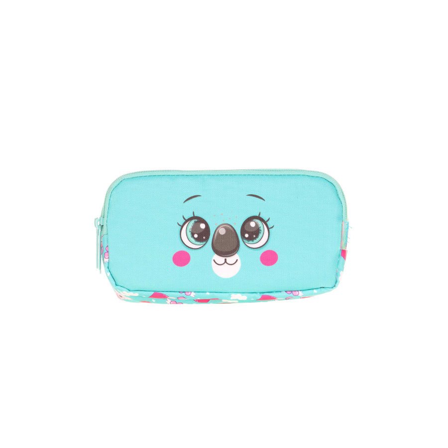 Kaukko Kids Love 3 Bölmeli Kalem Çantası - Cute Face Koala