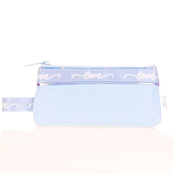 Kaukko Mirror Baggy Kalem Çantası - Mavi