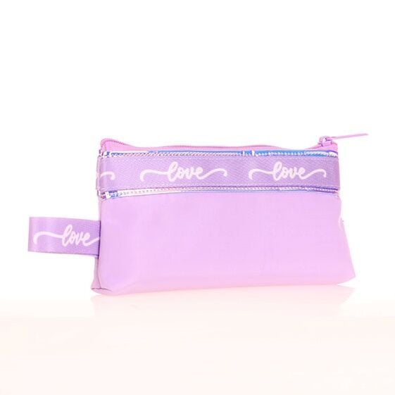 Kaukko Mirror Baggy Kalem Çantası - Lila