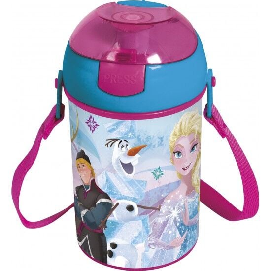 Frozen Elsa İpli Matara Suluk 450 ML