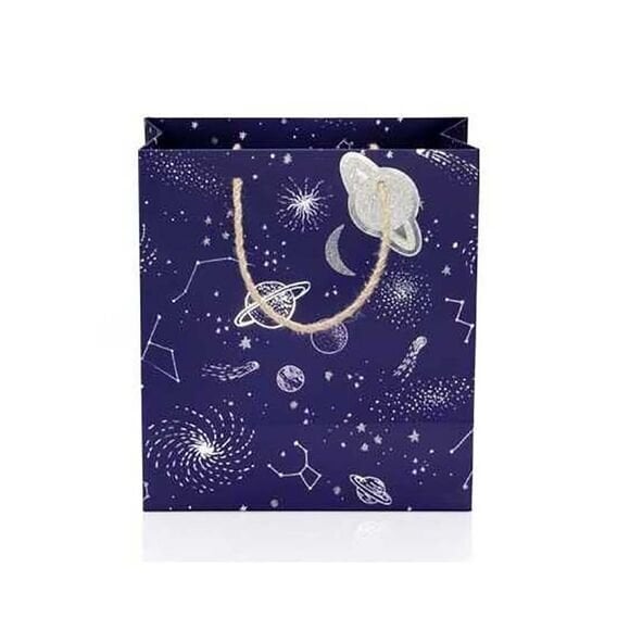 Gıpta Kozmik Galaksi B4 Orta Karton Hediye Çantası