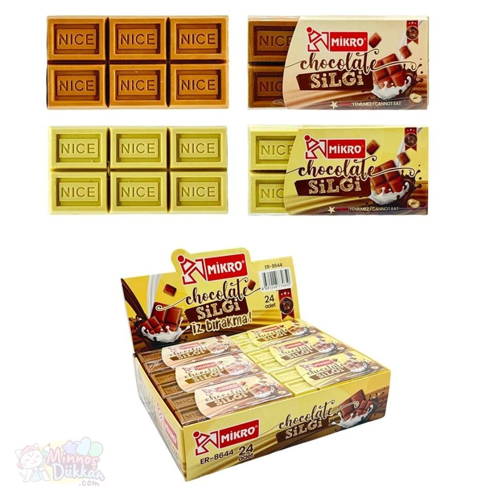 Mikro Kokulu Çikolata Silgi