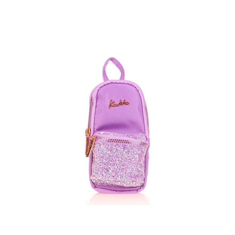 KAUKKO JUNIOR BAGBRIGHT KALEM ÇANTASI - TAŞLI LİLA