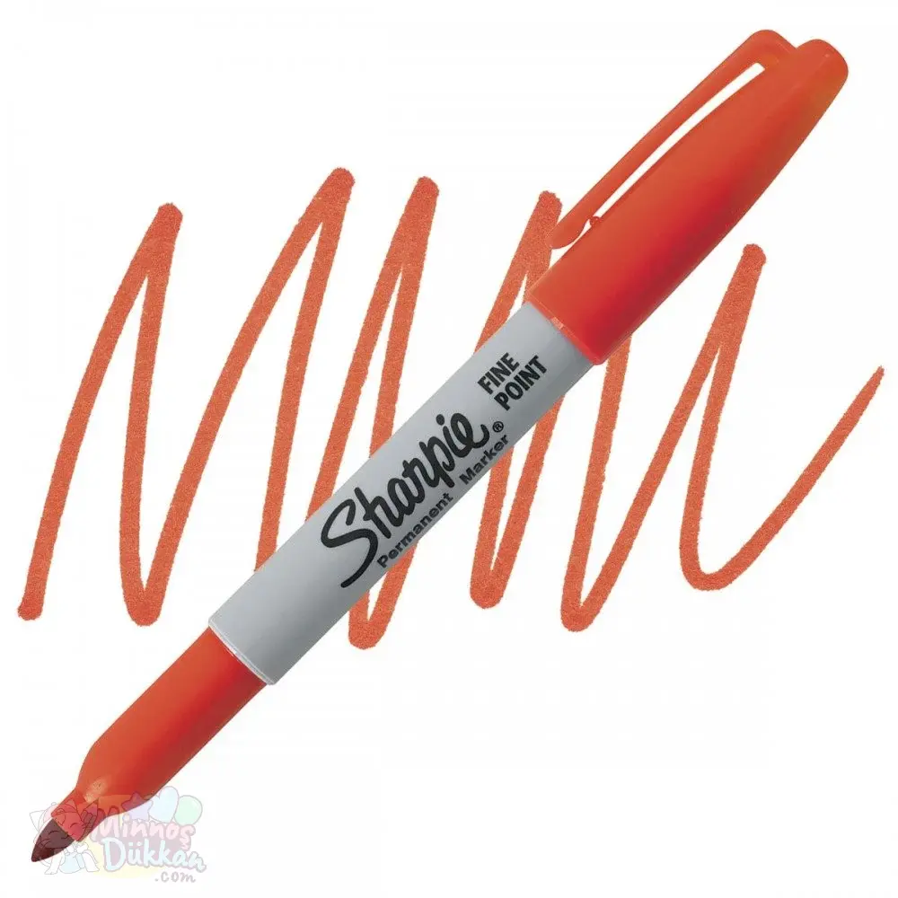 Sharpie Marker Tekli Optik Turuncu