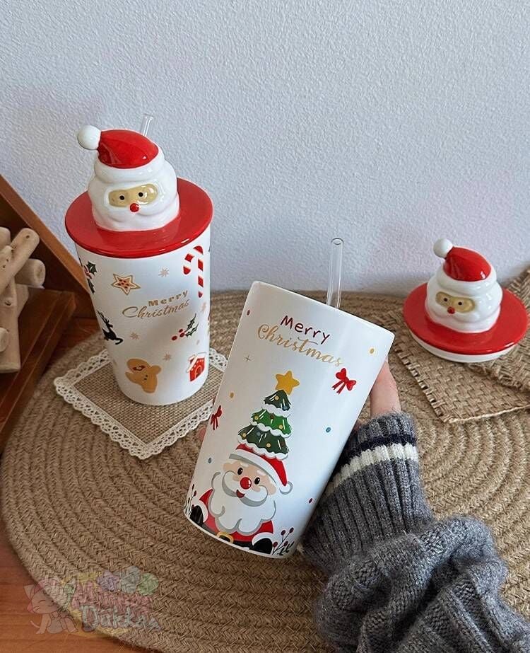 New Year Snowman Exclusive Porselen Kupa Bardak