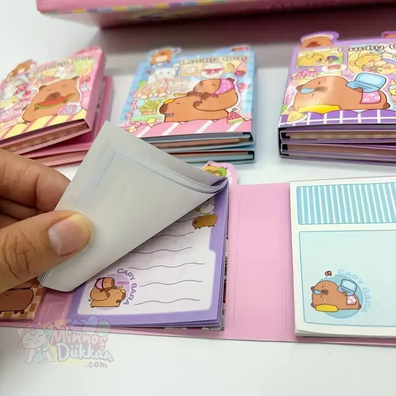 Açılabilen 6 Gözlü Not Defteri