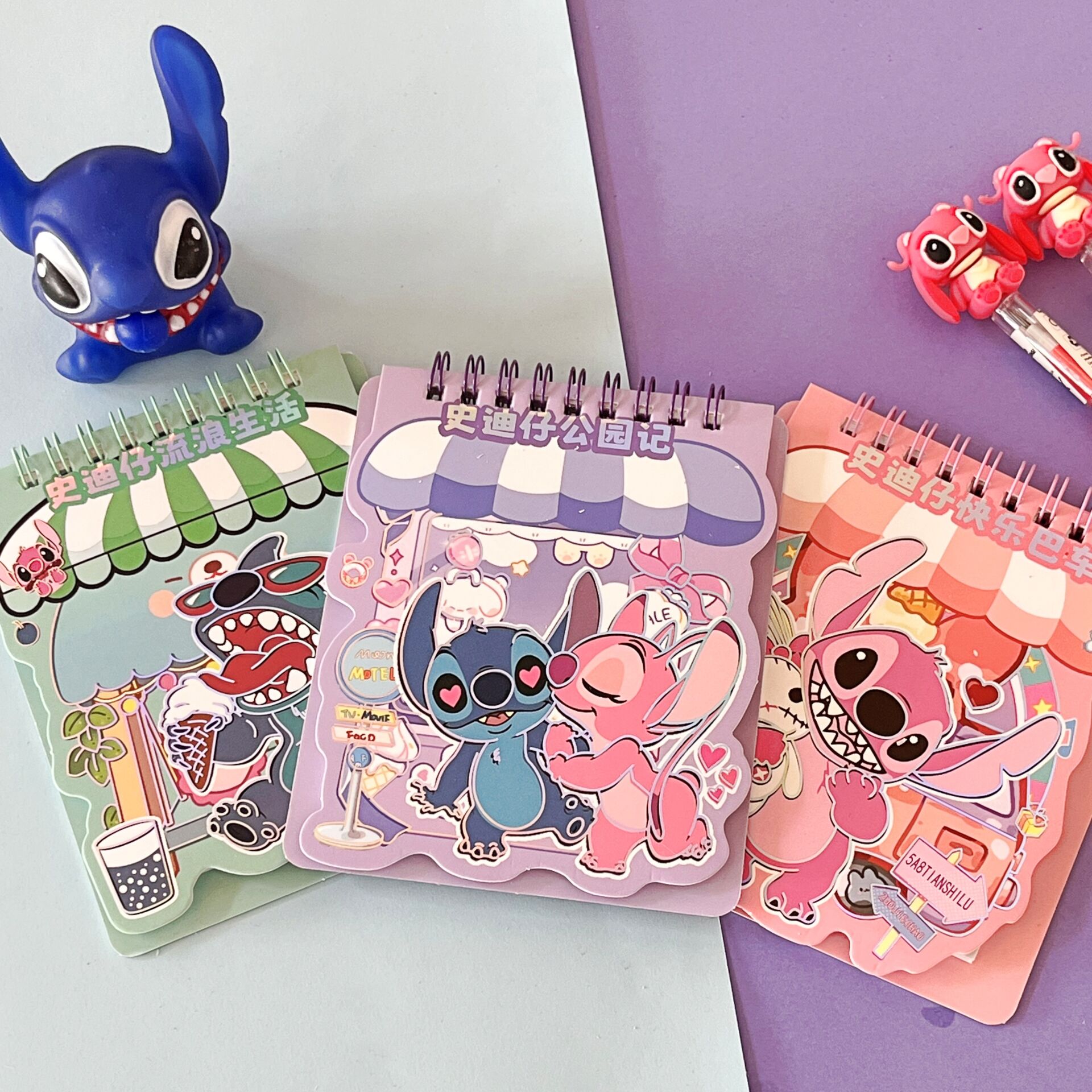 Kawai Üstten Spiral Sticker Defteri