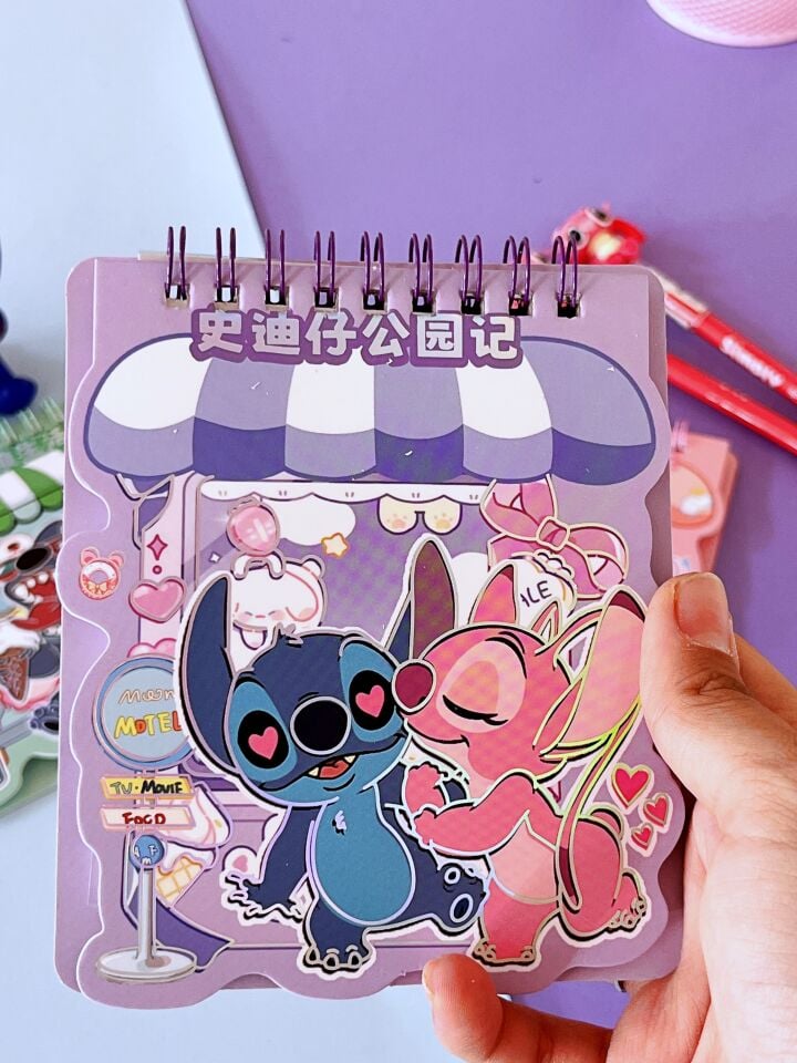 Kawai Üstten Spiral Sticker Defteri