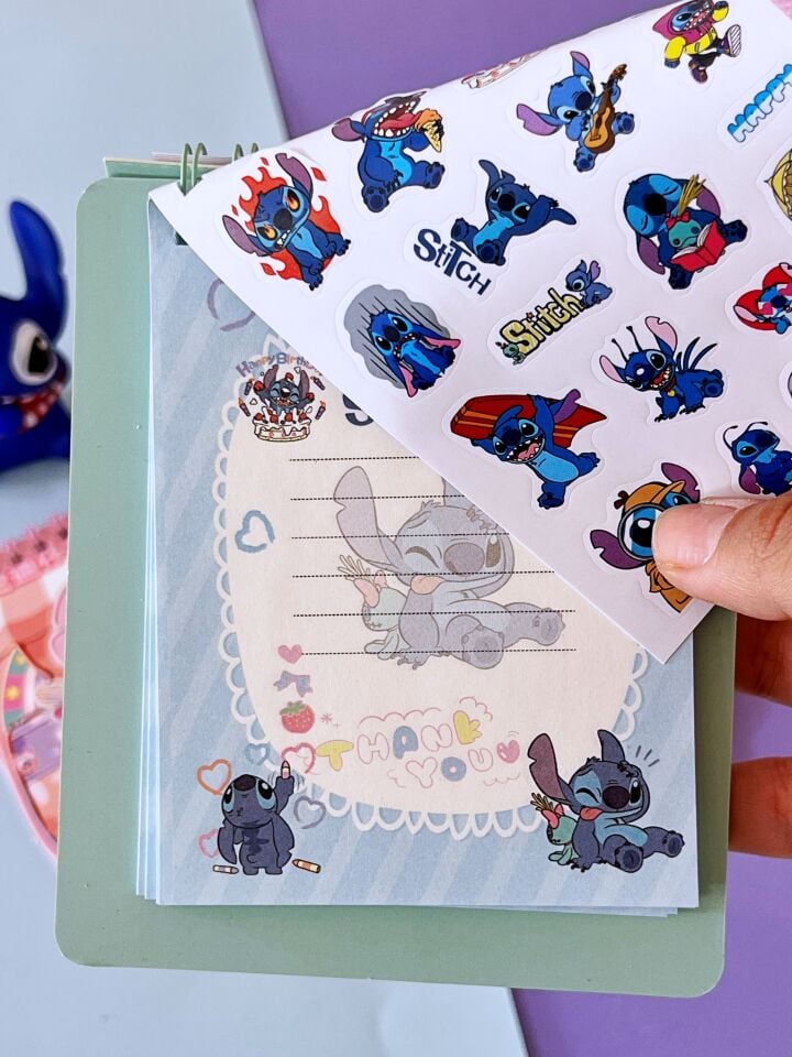 Kawai Üstten Spiral Sticker Defteri