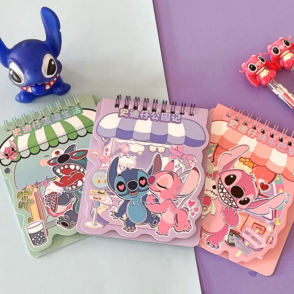 Kawai Üstten Spiral Sticker Defteri