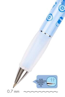 Serve Deep Pastel Tatlı Serisi 0.7 Uçlu Versatil Kalem - Mavi