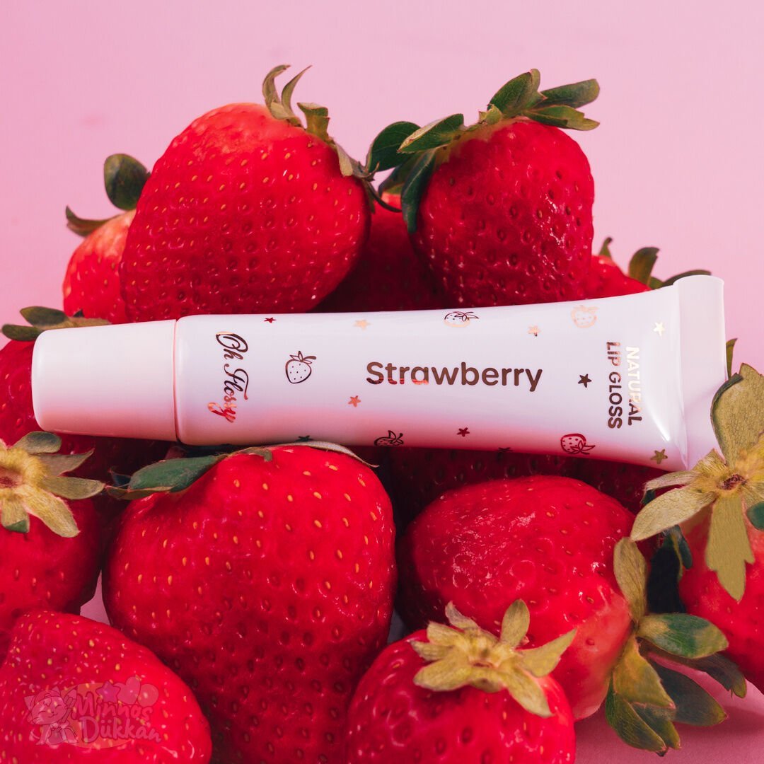 Oh Flossy Çocuk Doğal Dudak Parlatıcısı - Strawberry