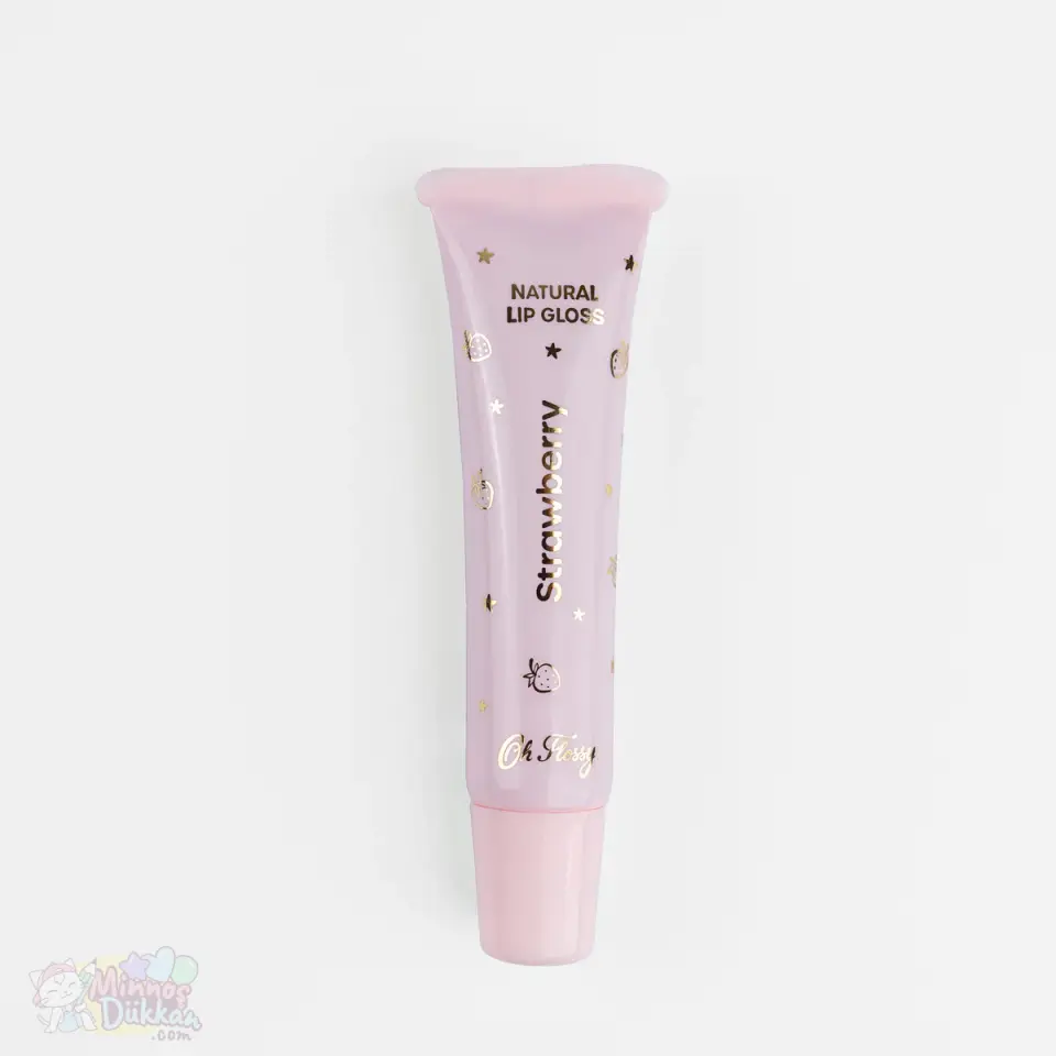 Oh Flossy Çocuk Doğal Dudak Parlatıcısı - Strawberry