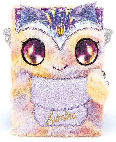 Nebulous Stars Fuzzy Diary Tüylü Peluş Kilitli Hatıra Defteri - Lumina