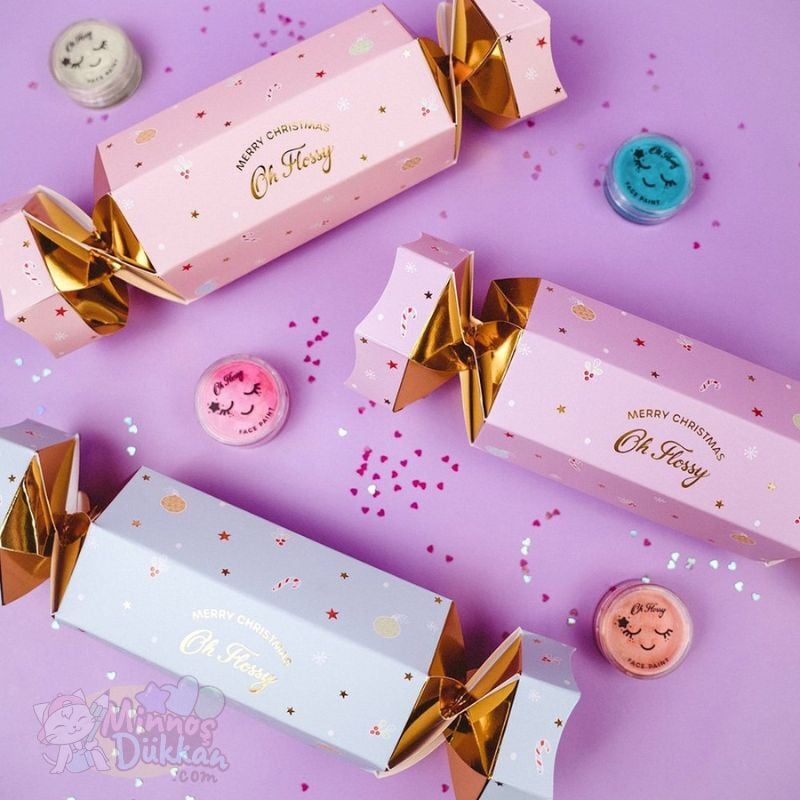 Oh Flossy Çocuk Doğal Yüz Boyama Seti - Bon Bon Blue