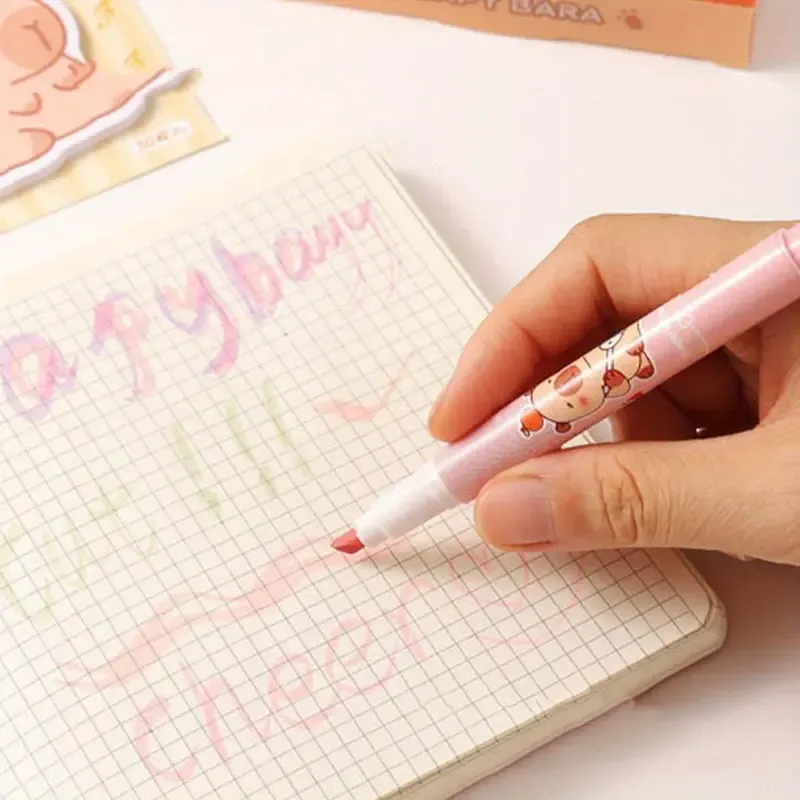 Capybara 6lı Fosforlu Kalem