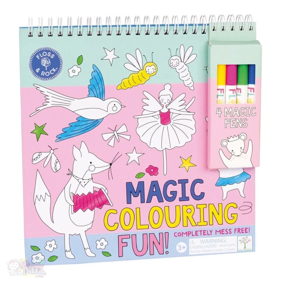 Floss Rock Water Magic Boyama Kitabı - Enchanted