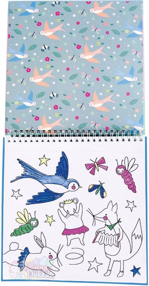 Floss Rock Water Magic Boyama Kitabı - Enchanted