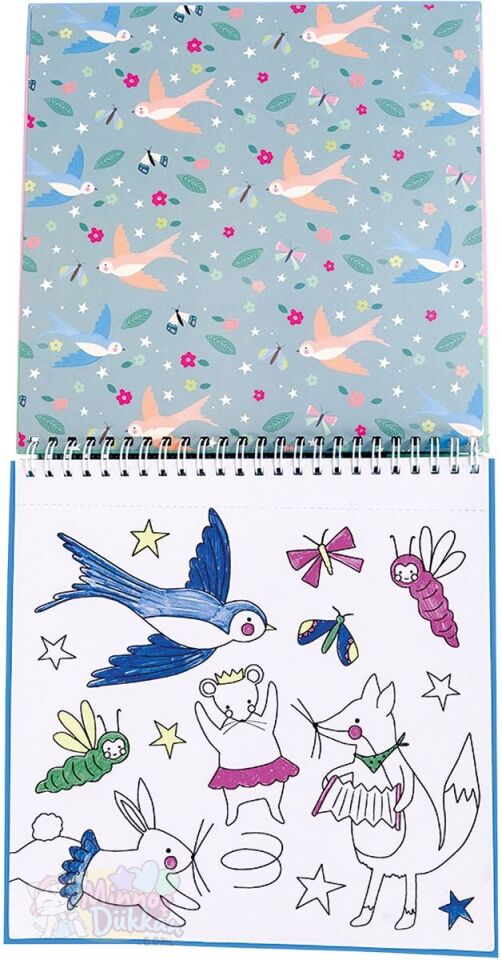 Floss Rock Water Magic Boyama Kitabı - Enchanted