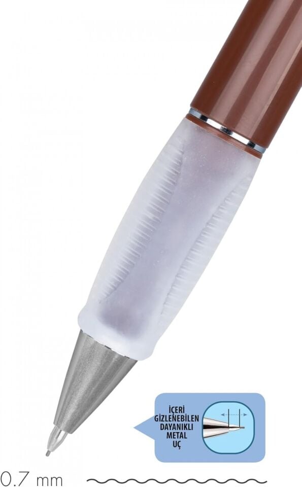 Serve Deep Toprak Serisi 0.7 Uçlu Kalem - Kahverengi