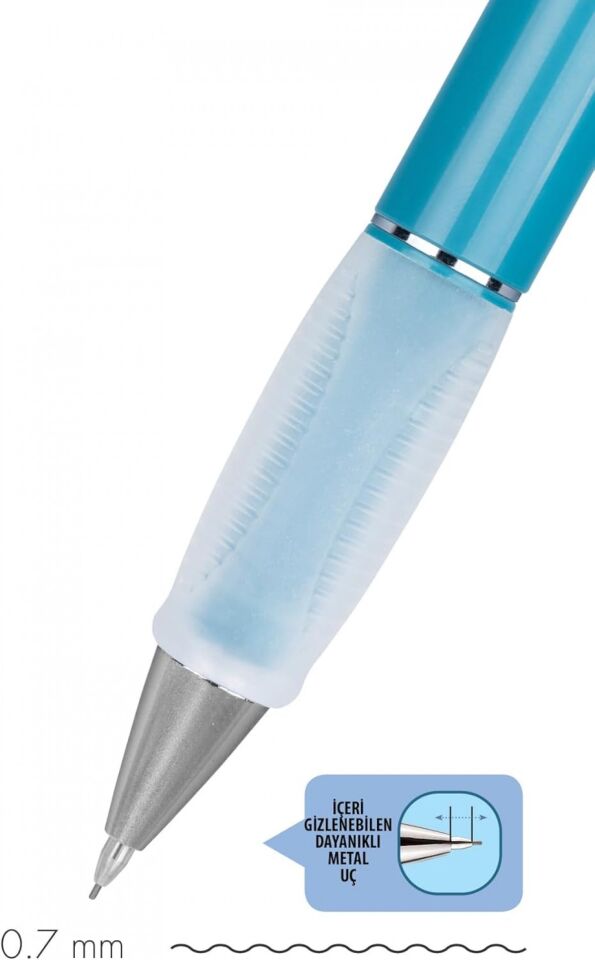 Serve Deep Toprak Serisi 0.7 Uçlu Kalem - Okyanus Mavi