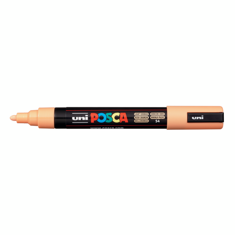 Uni Posca Su Bazlı Poster Markörü (1.8-2.5) Açık Turuncu