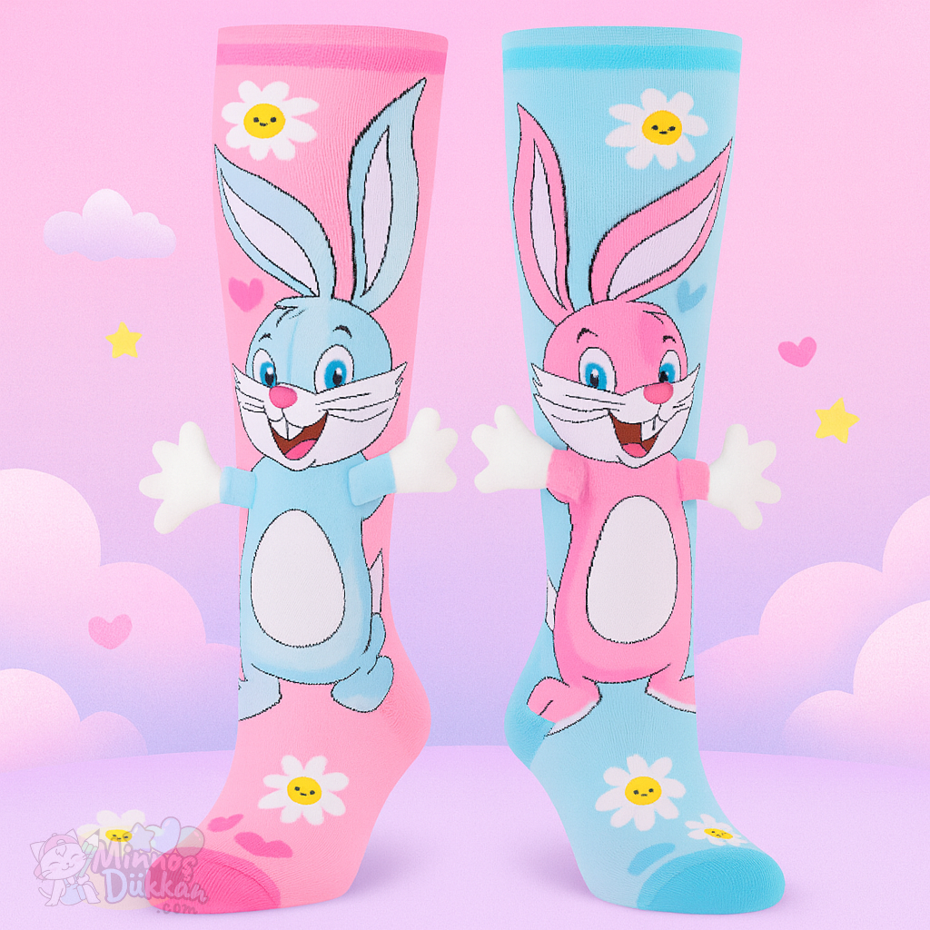 Funny Tavşan Çorap