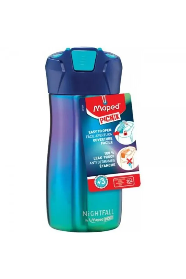 Maped Nightfall Çelik Matara 430 ML