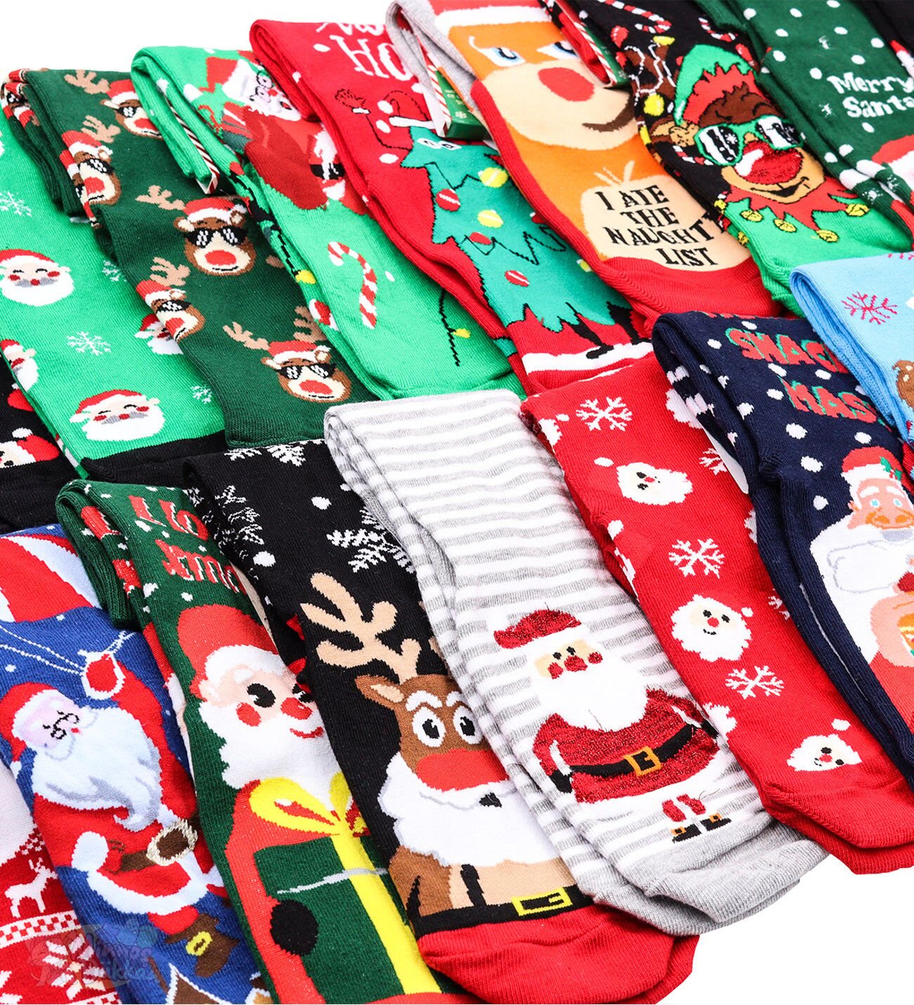 Yeni Yıl Desenli Çorap