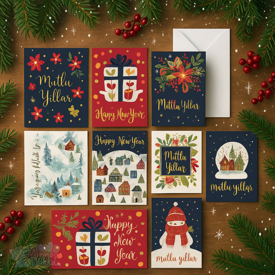 Yılbaşı Mini Tebrik Kartı