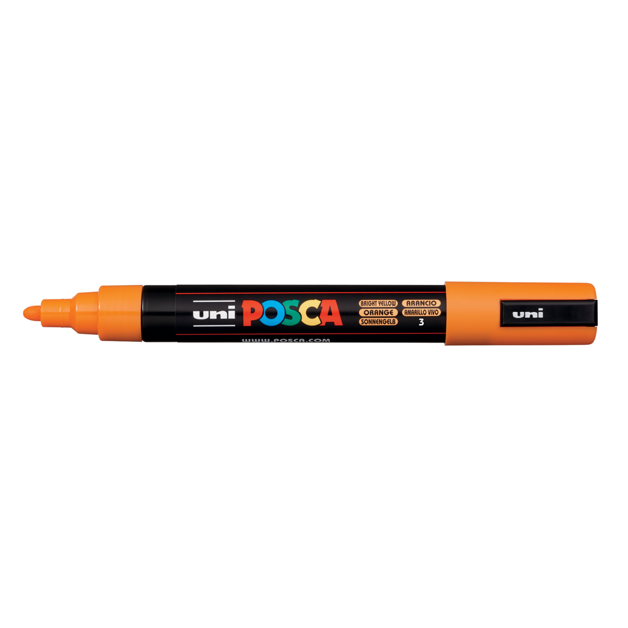 Uni Posca Su Bazlı Poster Markörü (1.8-2.5) Parlak Sarı