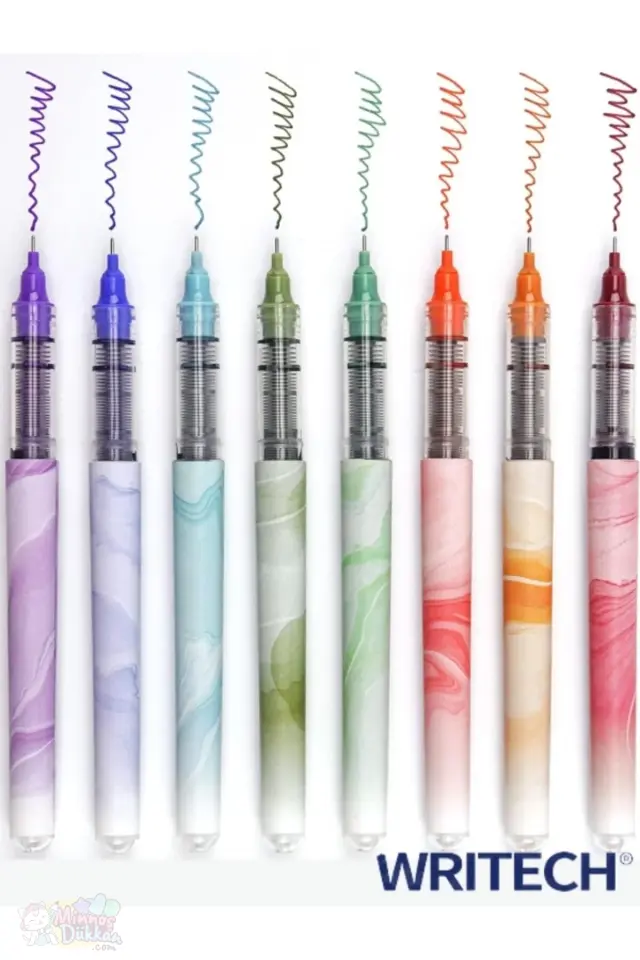 Writech Liquid Ink Roller Kalem - Burgundy