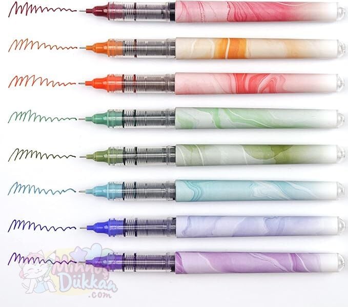 Writech Liquid Ink Roller Kalem - Burgundy