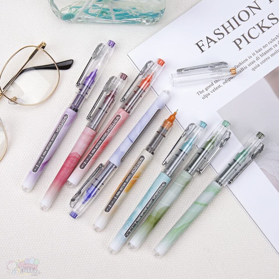 Writech Liquid Ink Roller Kalem - Burgundy