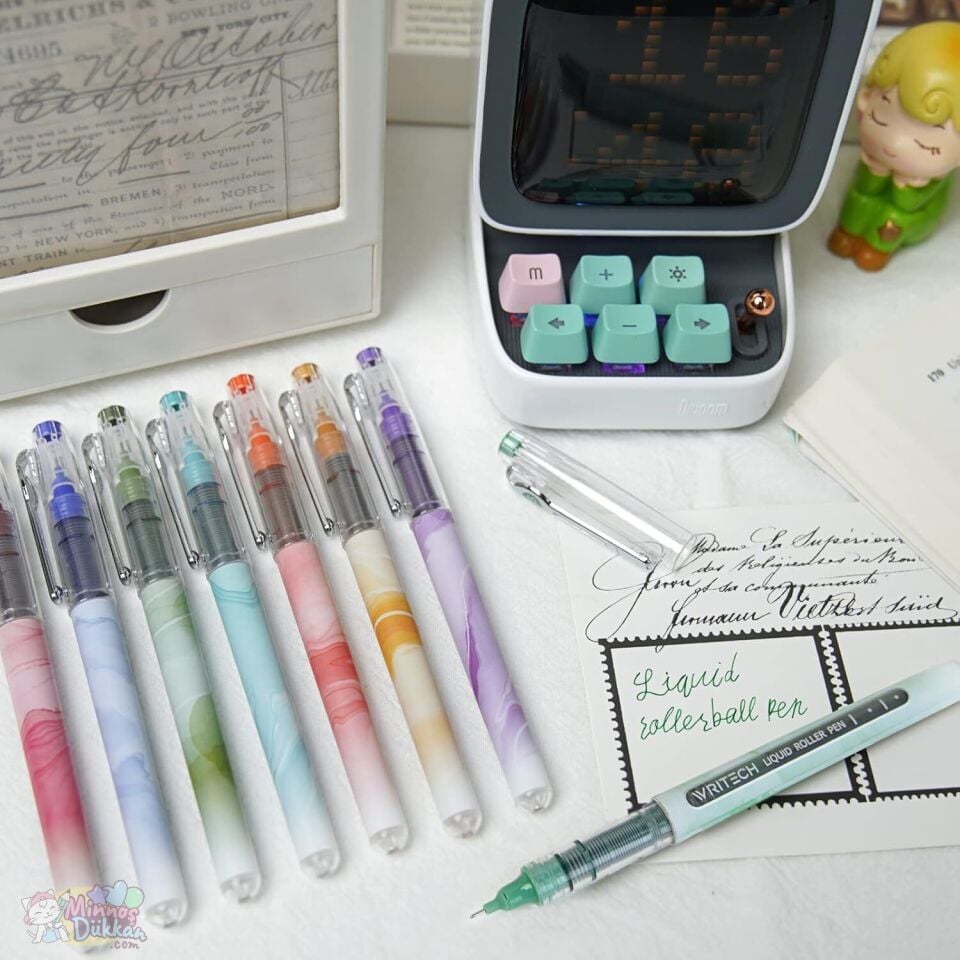 Writech Liquid Ink Roller Kalem - Purple