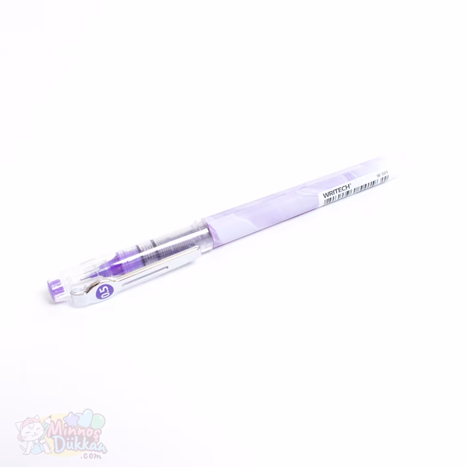 Writech Liquid Ink Roller Kalem - Purple