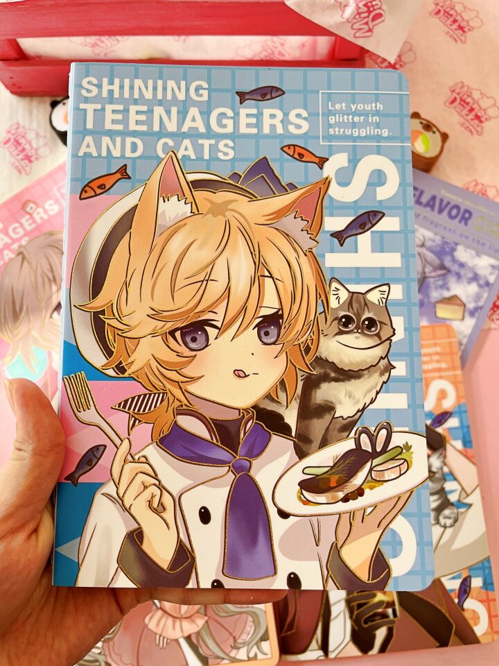 Anime Girl Çizgili Defter