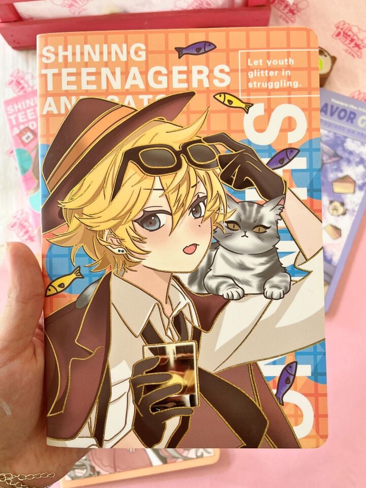 Anime Girl Çizgili Defter