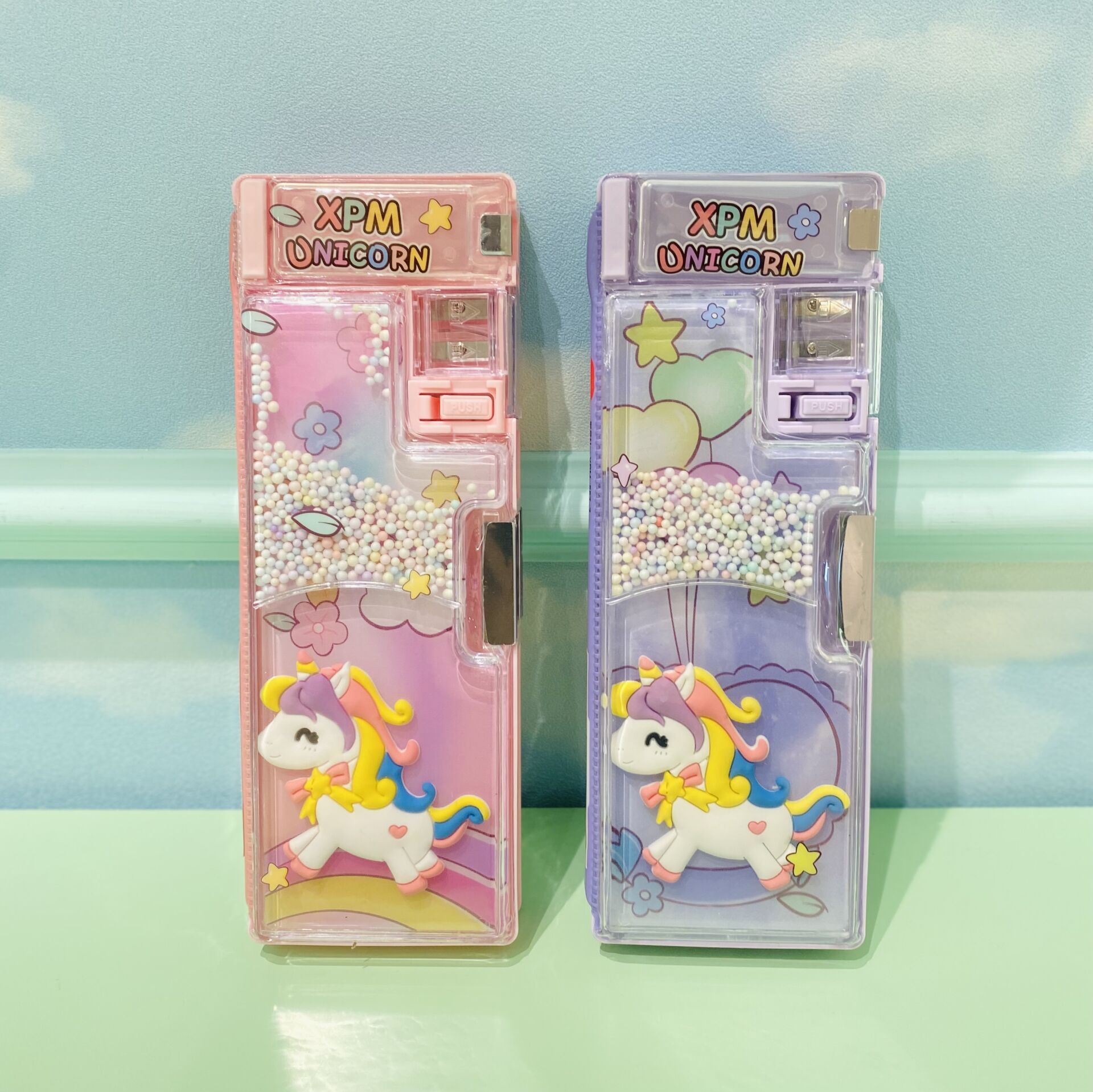 Bon Bon Unicorn Pullu 2 Gözlü Kalem Kutusu